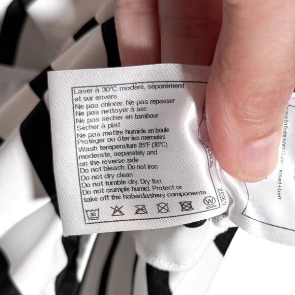 Chanel 2022 White Striped One Piece Swimsuit - Picture 9 of 10